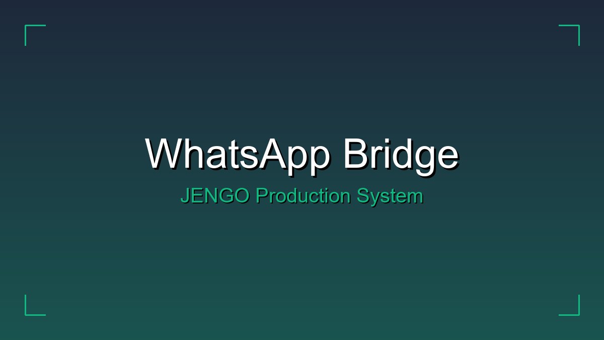 WhatsApp Bridge