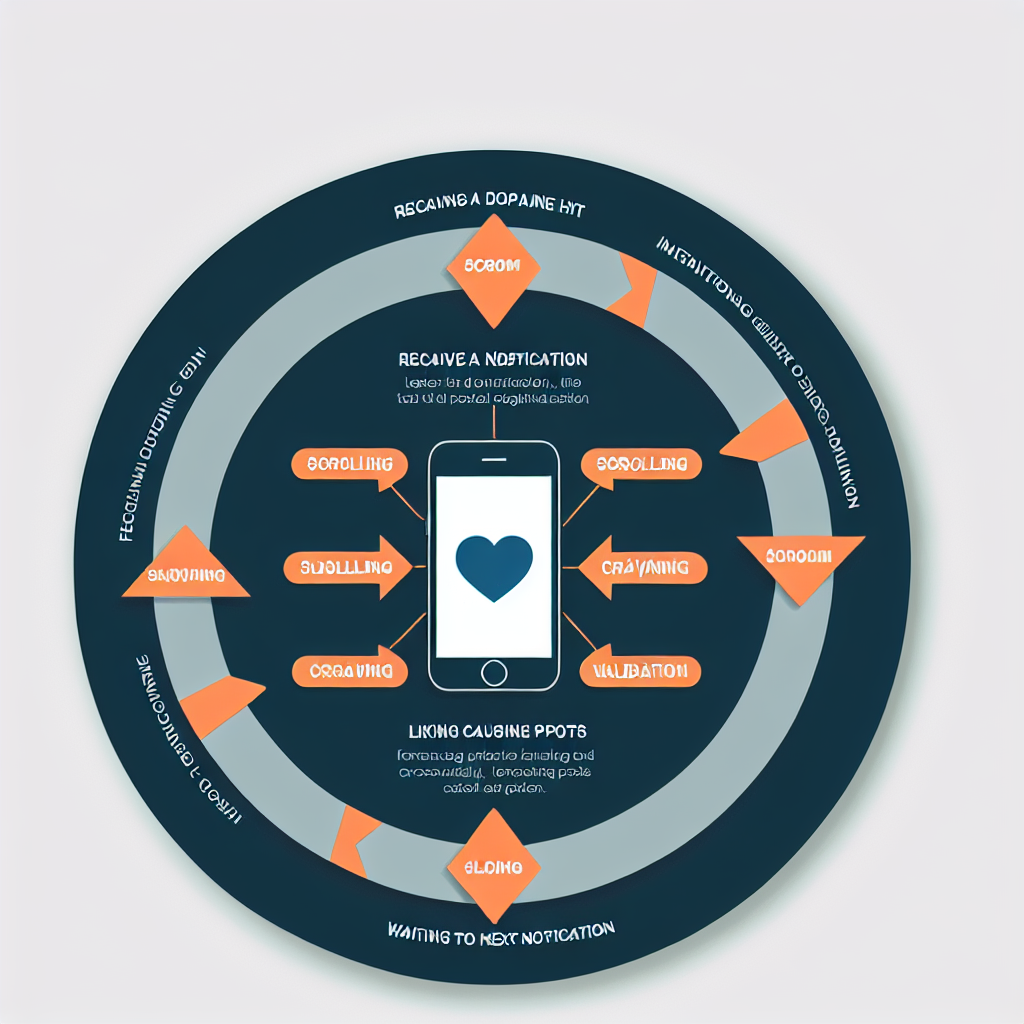 De sociale media verslavingsfeedbackloop