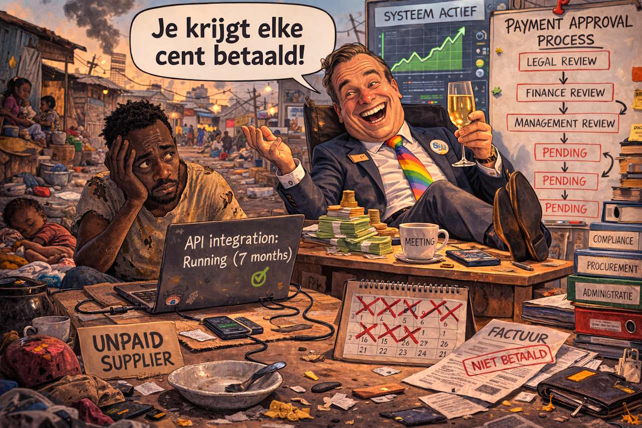 Je krijgt elke cent betaald